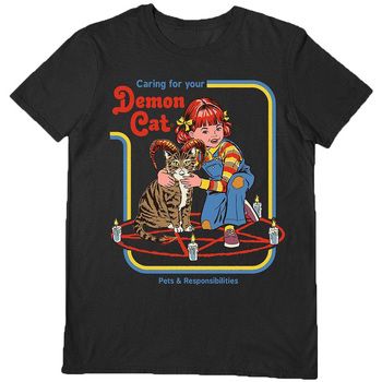 Steven Rhodes Camiseta Den Cat para hombre