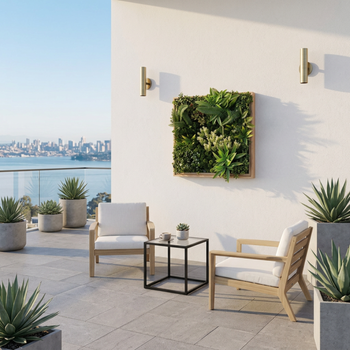 Cuadro Vegetal Artificial Emma 50x50 Cm – Naturing Monde