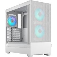 fractal design pop air rgb atx cristal templado usb 32 blanca