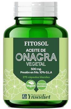 Ynsadiet Fitosol Aceite de Onagra Vegetal 500mg 275 Cápsulas Blandas