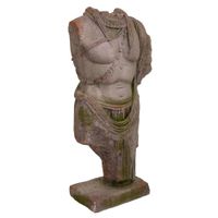 busto decorativa de magnesio 38x22x76
