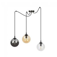 lampara colgante fedora mix 3 luces