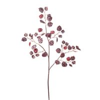 follaje artificial rojo burdeos h104