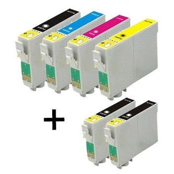 Compatible Multipack Epson Stylus C90 Printer Ink Cartridges (6 Pack) -C13T03214010