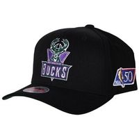 mitchell and ness gorra 50th anniversary patch milwaukee para hombre
