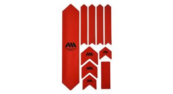 All mountain style xl frame guard kit   10 piezas   rojo