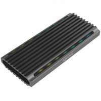 aisens asm2-rgb011gr caja externa para disco duro ssd m2 satanvme usb-c