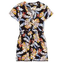 superdry mono combinaison beach orange para mujer