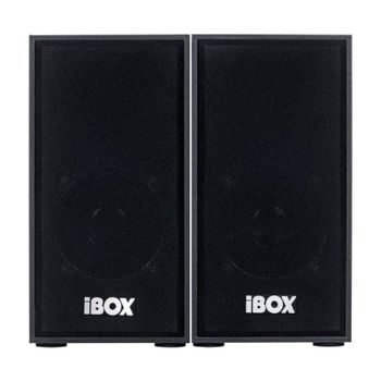 Altavoces iBox 2 vías alámbricos 10 W con control giratorio y plug and play