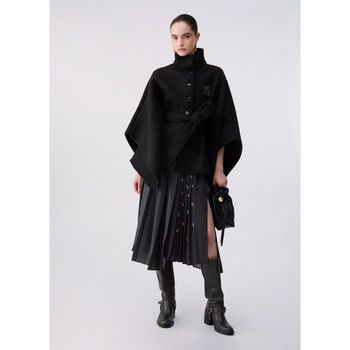 Liu Jo Abrigo Poncho con cinturón para mujer