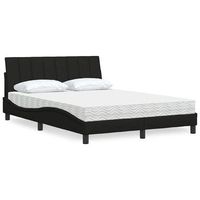 cama matrimonial  cama para adultos  cama con colchon tela negro 120x200 cm cfw6431788