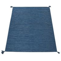alfombra tejida a mano kilian azul 240x340 cm