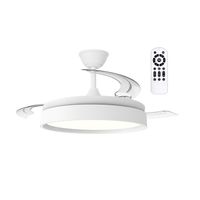ventilador led aspas retractiles glow evo cct dim 60w