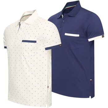 Cappuccino Italia Polo Todi 2-Pack para hombre