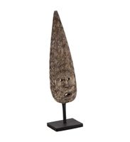 figura decorativa  madera marron alt 89 cm