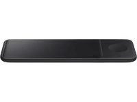 cargador movil inalambrico - samsung trio ep-p6300 para dispositivos qi 3 en 1 25w negro