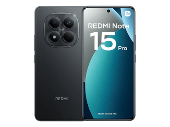 Xiaomi Redmi Note 15 Pro, Negro, 256 GB, 8 GB RAM, 6.77
