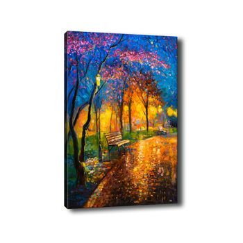 Pintura Decorativa Lienzo Canvas Tablo-19 Multicolor 70x100 Cm