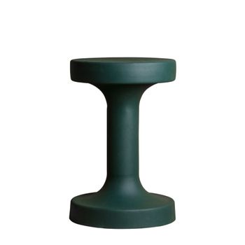Mesa auxiliar de metal verde