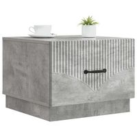 mesa de cafe - mesa de centro - mesa baja gris hormigon 49 x 50 x 37 cm madera de ingenieria