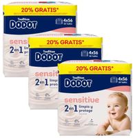 dodot toallitas sensitive 12x56 uds