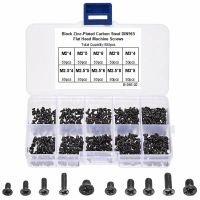 juego de 500 tornillos planos de cabeza plana phillips m2 m25 m3 km set para modelo de rc