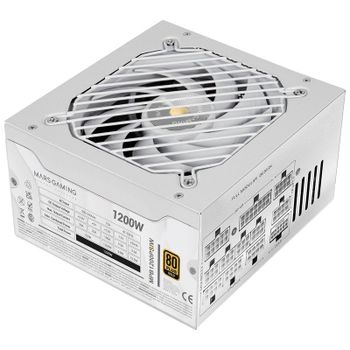 Mars Gaming Mpb1200psi Fuente Alimentación 1200w 80 Plus Gold 10 Años Garantía Blanco