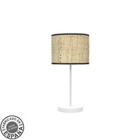 sobremesa moda 1xe14 blancocanizo oscuro 42x17x 17 cm