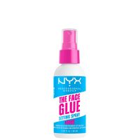 nyx professional makeup the face glue setting spray up to 24 hour wear transfer resistant  waterproof 60ml