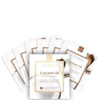 foreo coconut oil ufoufo mini nourishing face mask for dry skin 6 pack