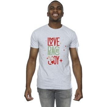 Disney Camiseta The Aristocats Love Peace Joy para hombre