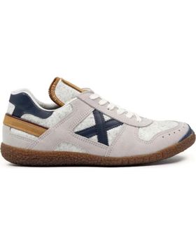 de MUNICH MUNICH GOAL 8001625 ZAPATILLAS CASUAL CON DETALLES AZUL MARINO BEIGE