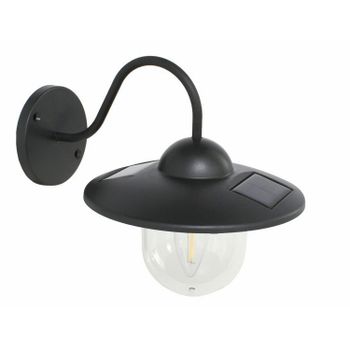 Gerimport Aplique Pared Solar 1 Led 23.5 X 18 X 20 Cm Iluminación Exterior