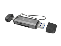 lector de tarjetas natec scarab 3 usb 31 gen 1 usb-a  usb-c sdmicro sd
