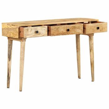 Mesa Consola De Madera Maciza De Mango 115x35x76 Cm