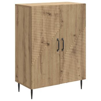 Aparador Roble Artisan 66 X 34,5 X 89,5 Cm Madera De Ingeniería Vidaxl
