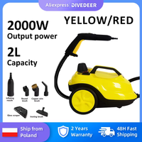 divedeer limpiador a vapor 2000w esterilizacion y desinfeccion multifuncional de alta temperatura cocina de piso interior del automovil