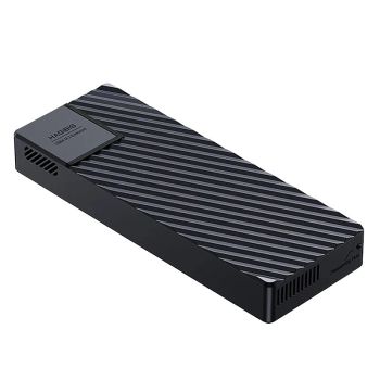 Hagibis XL-UD1101 USB 4.0 40Gbps M.2 NVMe Caja de SSD compatible con Thunderbolt 4/3 USB 3.2/3.1/3.0 ASM2464 ventilador