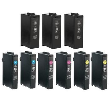 Compatible Multipack Lexmark Pro 915 Printer Ink Cartridges (9 Pack) -14N1614E