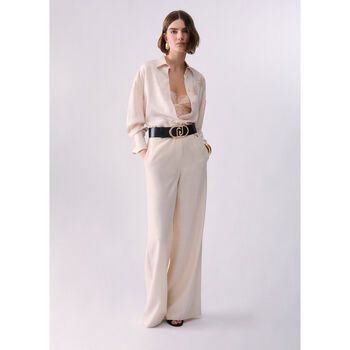 Liu Jo Camisa Camisa jacquard con bordados joya para mujer