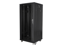 armario lanberg rack 19 27u 600x600 flat pack black negro
