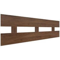 dhome cabecero nogal 160cm horizontal estilo valla madera reciclada dm herrajes incluidos 160cm horizontal valla nogal