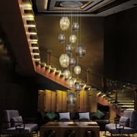 lampara colgante led ovila 13x8w