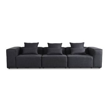 Sofá Modular Verona M - 327 X 120 Cm Antracita