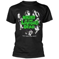 night of the living dead camiseta ph2554 para mujer