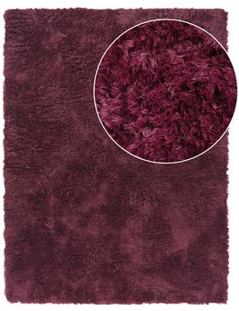 Alfombra de pelo largo Silvana violeta 120x160 cm