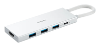 xiaomi 5 en 1 hub usb-c con 3x usb-a 30 1x usb-c carga rapida hast 100w 1x hdmi