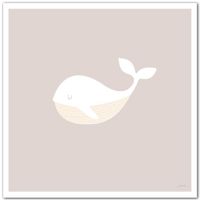 poster de nino ballena oh sin marco 50x50cm