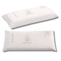 almohada viscoelastica hms con funda de aloe vera transpirable hipoalergenico fabricado en espana