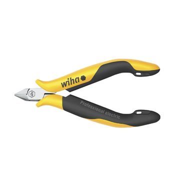 Wiha Alicates De Corte Diagonal Professional Esd Con Cabeza Puntiaguda Estrecha Con Chaflán Pequeño (26814)